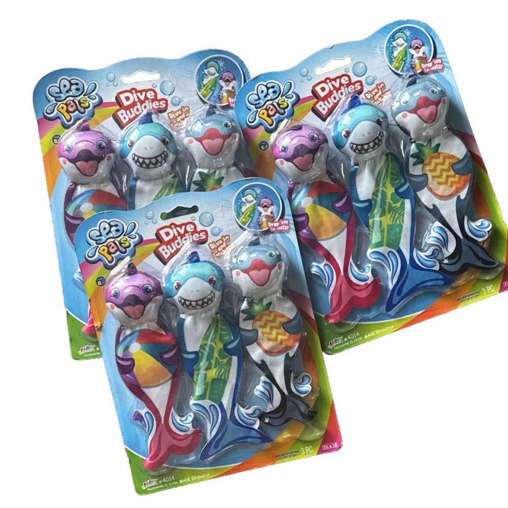 Sea Pals Dive Buddies Drop & Catch em’ weighted 3 count each - 1 pack (buy all3) - Picture 3 of 6